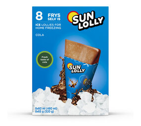 Sun Lolly Cola blauw 8x65gr