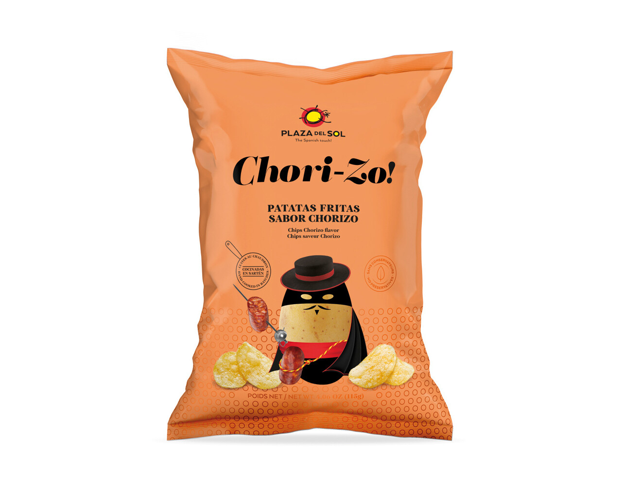 Chips Chori-Zo oranje 115gr