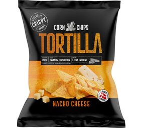 Tortilla Chips Nacho Cheese zwart 150gr