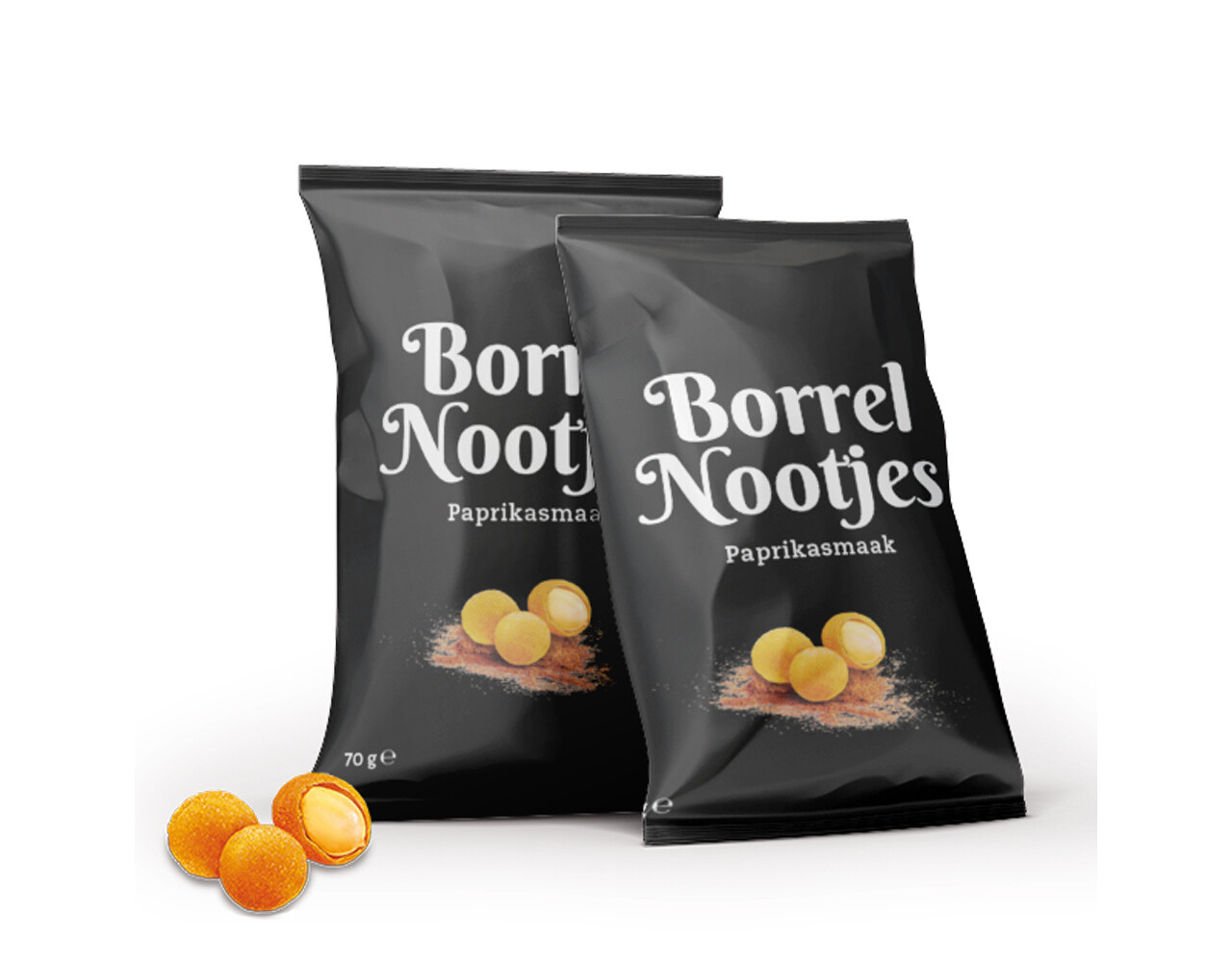 Borrelnoten zwart 70gr