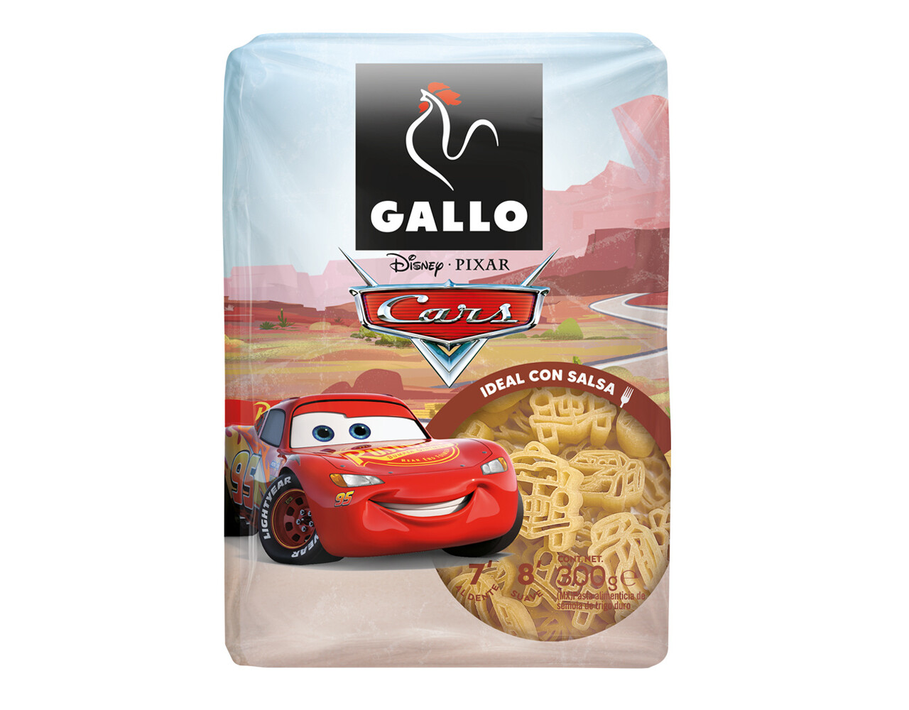 Pasta Disney Cars 300gr