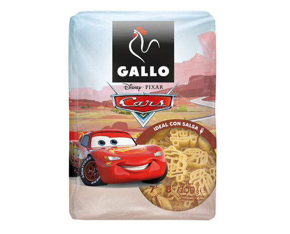 Pasta Disney Cars 300gr