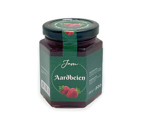 Aardbei jam groen 230gr Aardbei jam groen 230gr