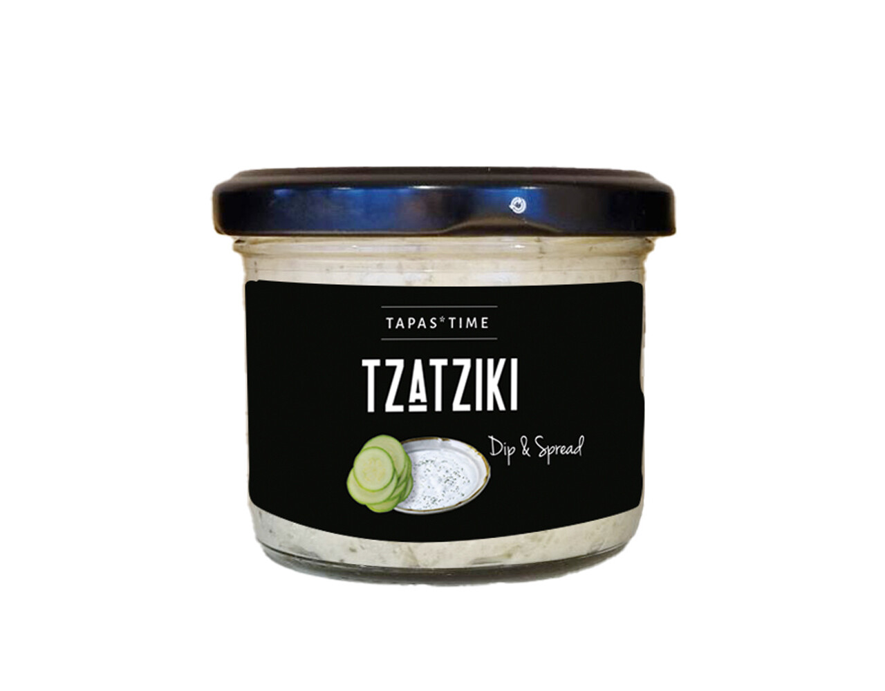 Tzatziki zwart 125ml