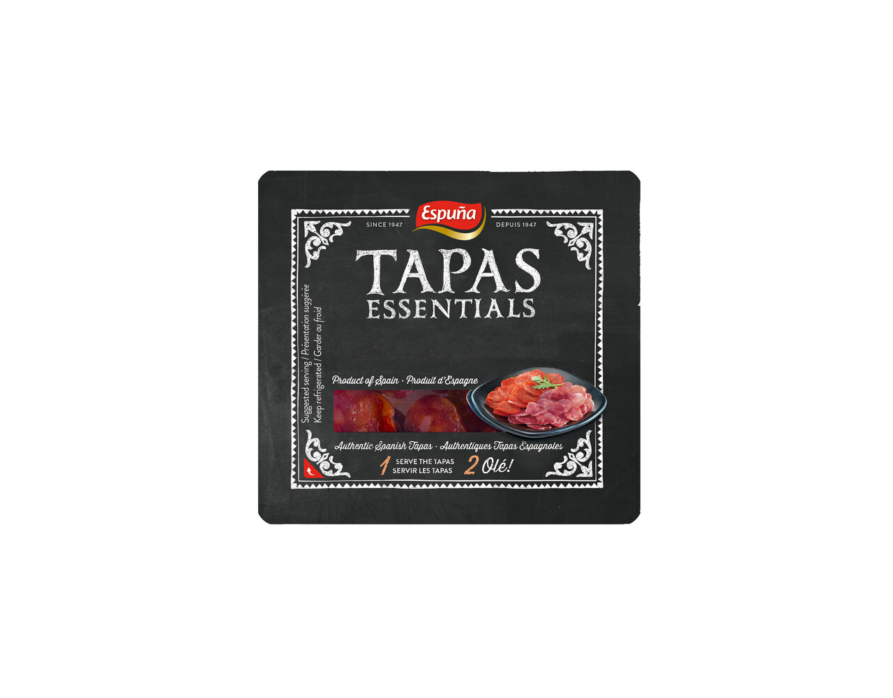 Tapas Chorizo zwart 60gr