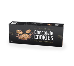 Koekjes triple chocolate zwart 150gr