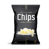 Chips handcooked salt zwart 125gr