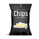 Chips handcooked salt zwart 125gr