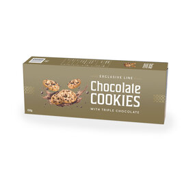 Koekjes triple chocolate goud 150gr