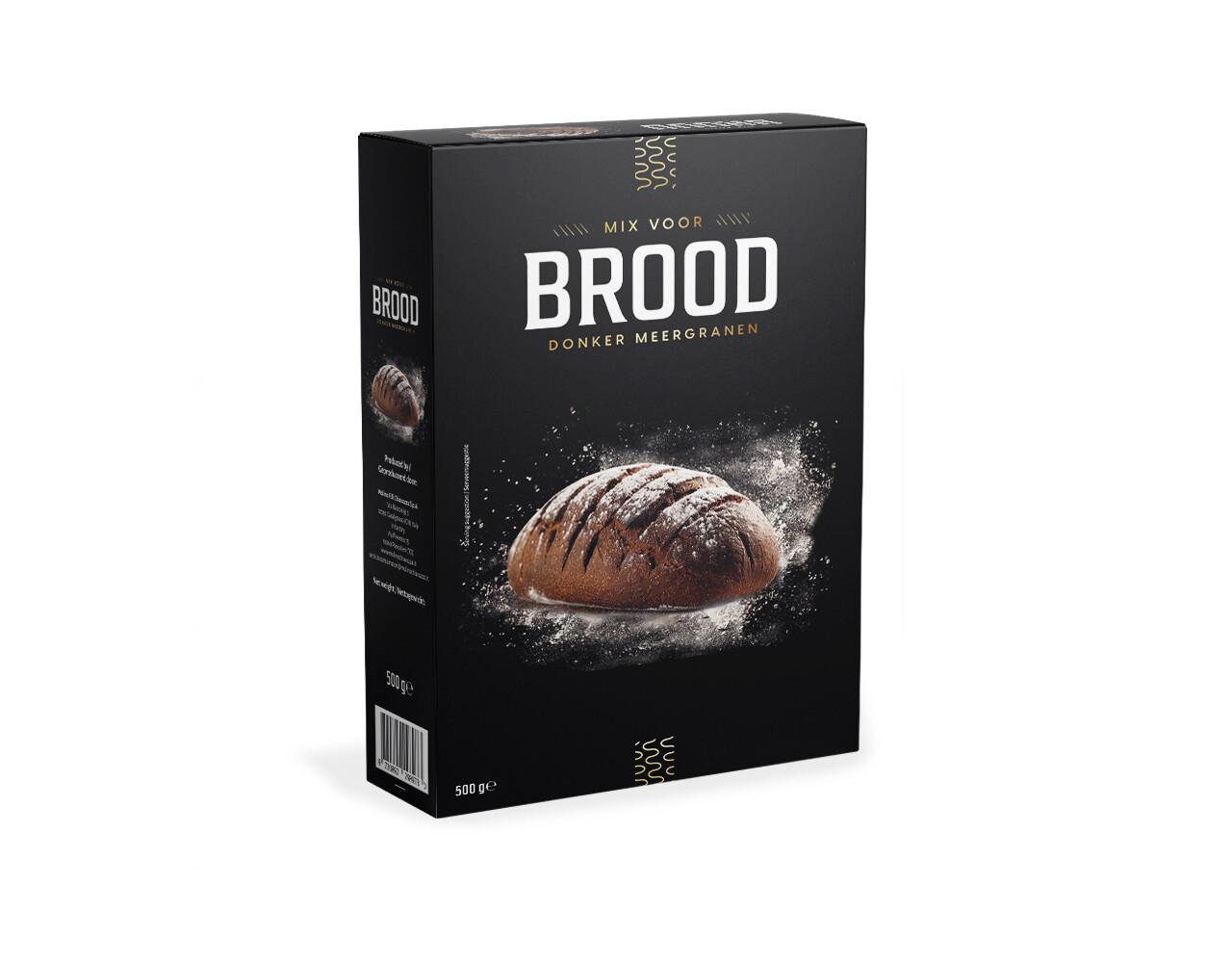 Mix voor Brood zwart 500gr