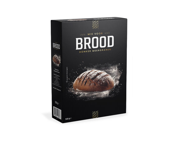 Mix voor Brood zwart 500gr