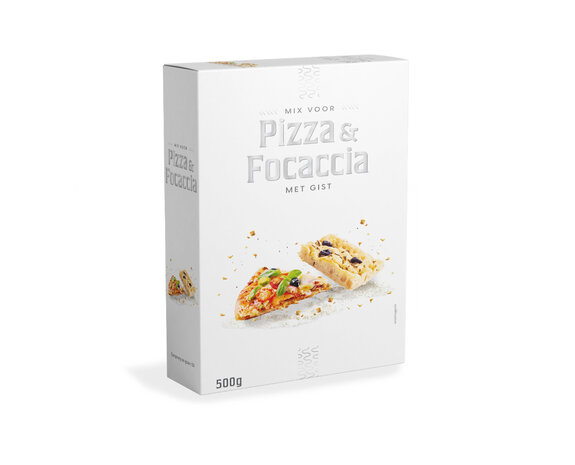 Mix voor Pizza & Focaccia wit 500gr