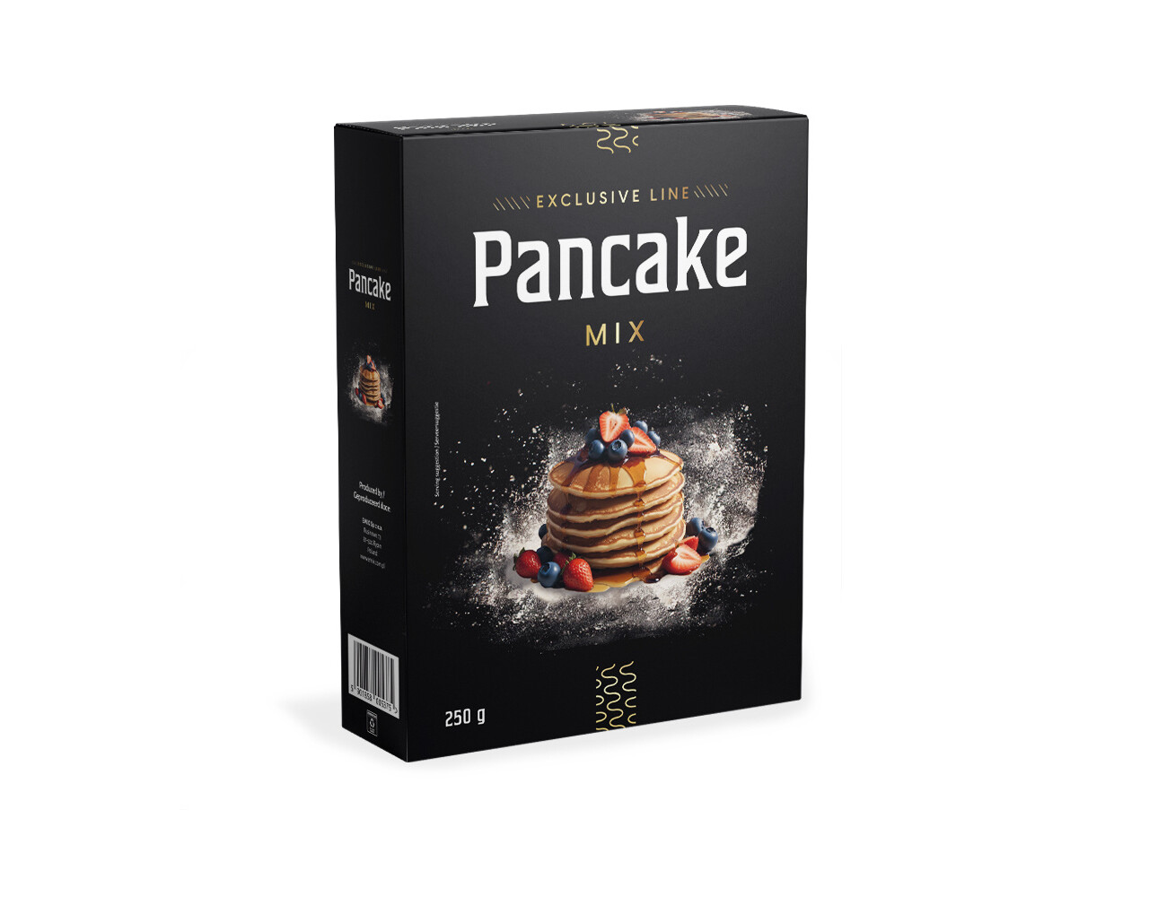 Pancake Mix Zwart 250gr