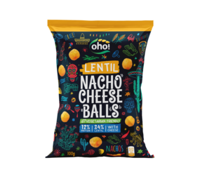 Nacho Cheese Balls zwart 100gr