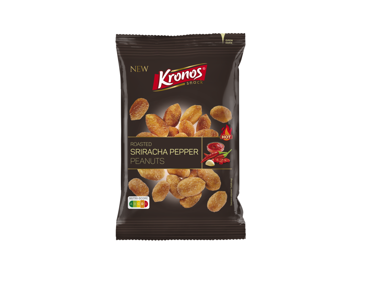 Pinda's Sriracha/pepper zwart 70gr