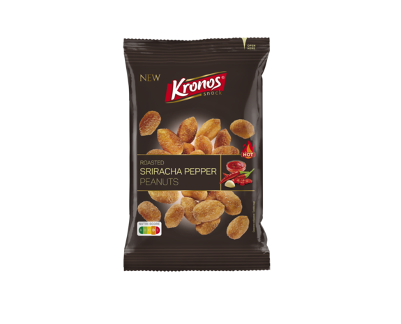 Pinda's Sriracha/pepper zwart 70gr