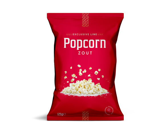 Popcorn rood 125gr