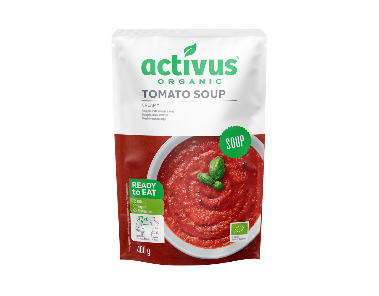 Bio-organic Tomatensoep wit 400gr