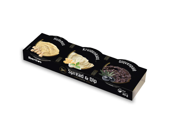 Spread en Dip 3in1 zwart 3x23gr