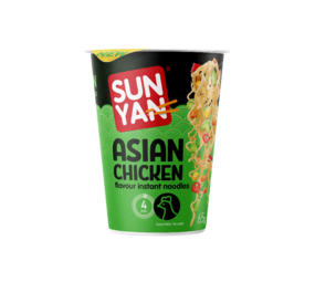Sun Yan Noodles Chicken cup groen 65gr