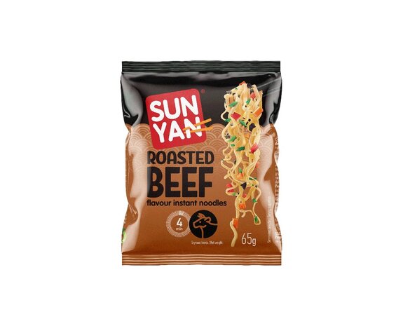 Sun Yan Noodles Beef pak bruin 65gr