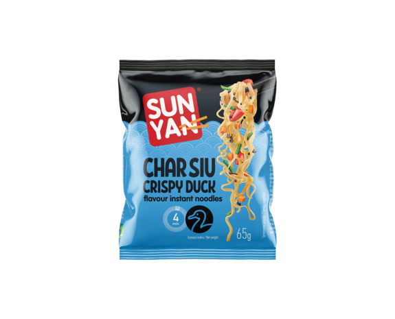 Sun Yan Noodles Crispy Duck pak blauw 65gr
