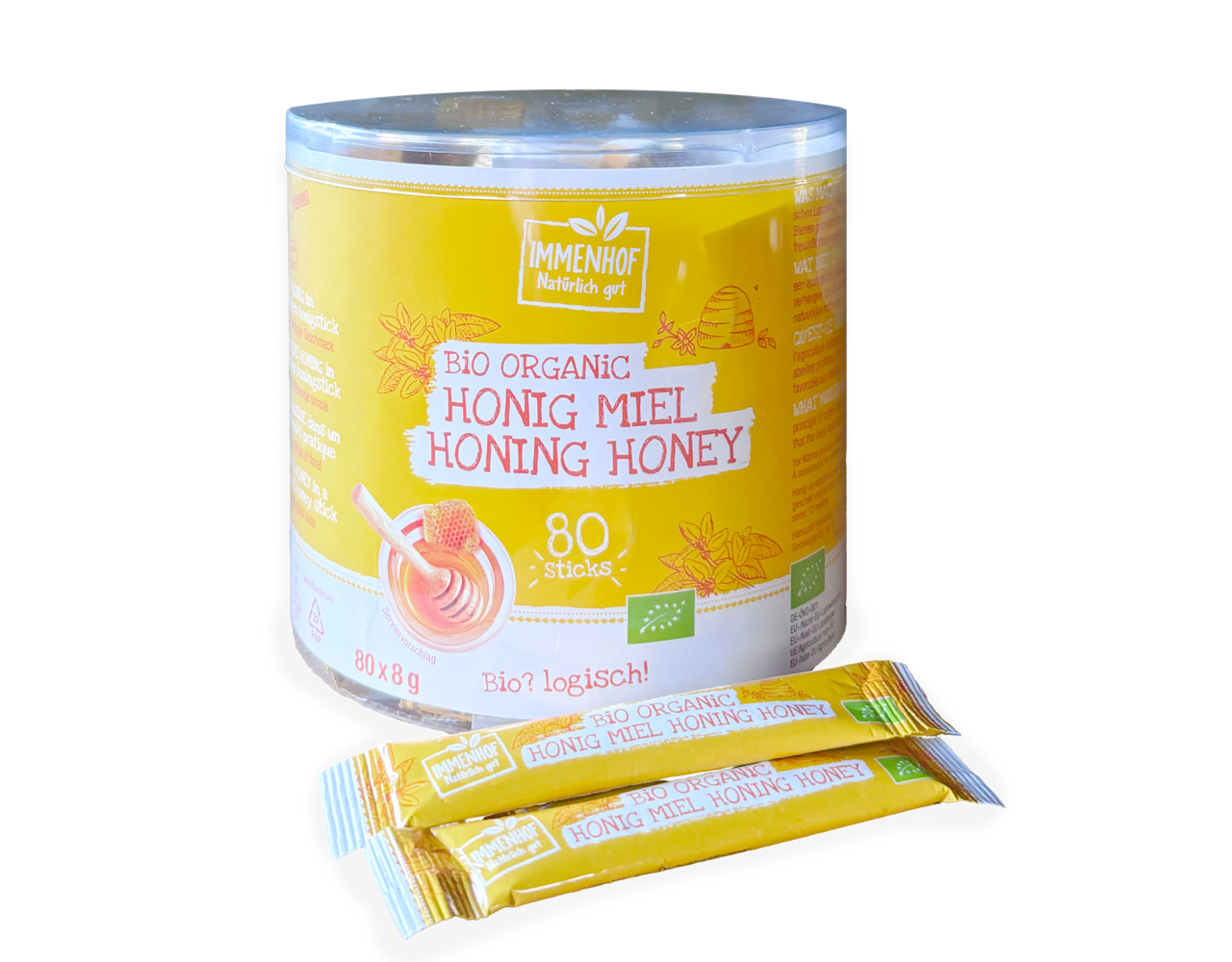 Bio-organic Immenhof Honing sticks 80x8gr