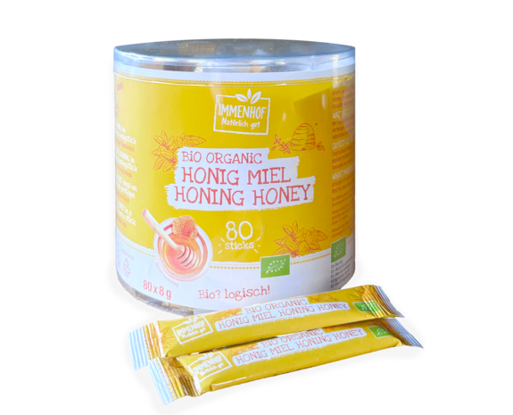 Bio-organic Immenhof Honing sticks 80x8gr