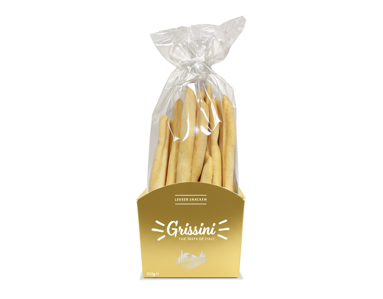 Grissini goud/wit 100gr