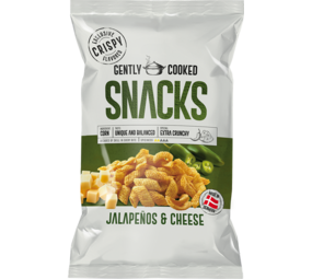 Crispy Snacks Jalapenos&Cheese wit 125gr