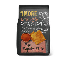 Pita Chips Red Paprika Style zwart 90gr
