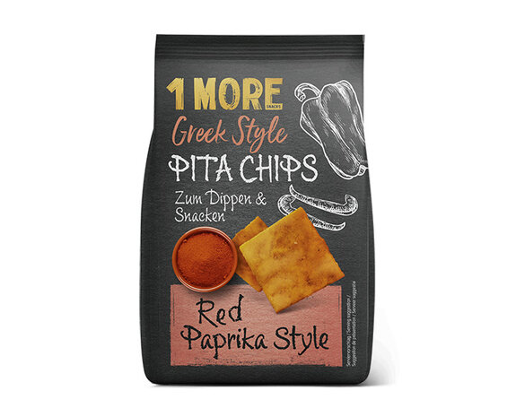 Pita Chips Red Paprika Style zwart 90gr