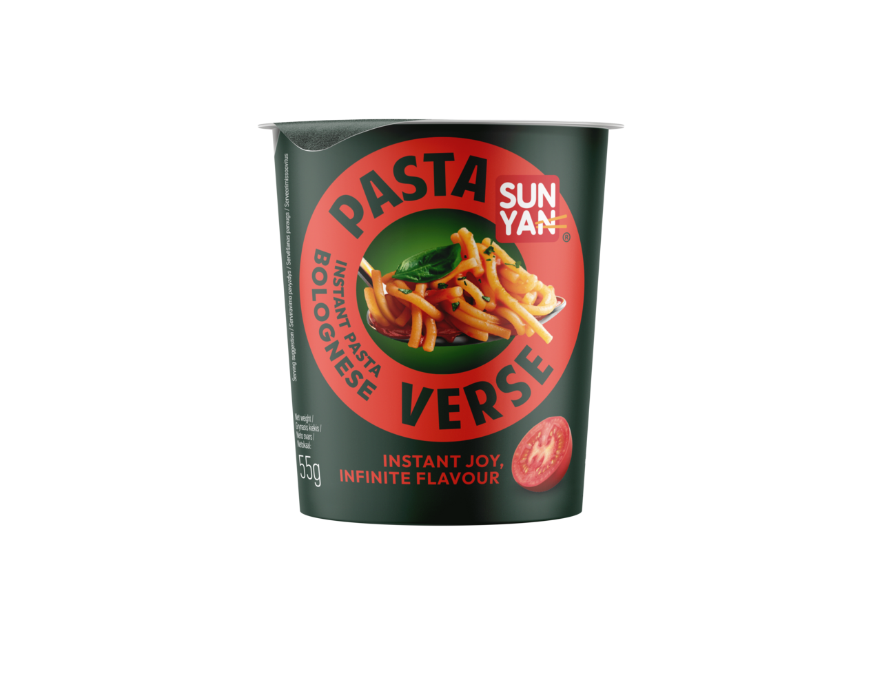 Sun Yan Pasta Bolognese cup rood 55gr