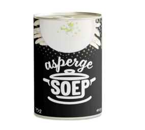 Aspergesoep zwart 400gr