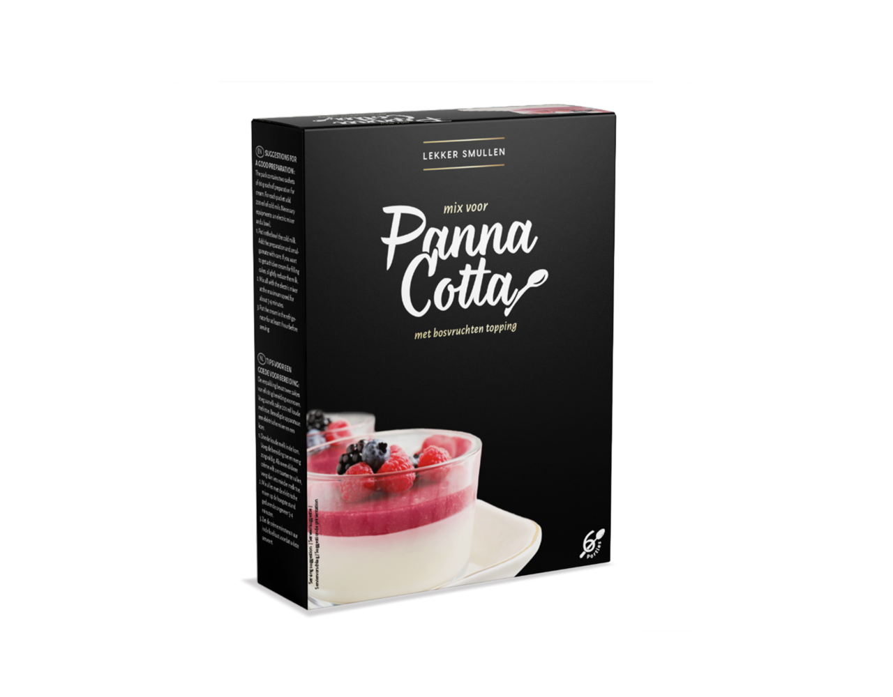Mix voor Panna Cotta Bosvruchten zwart 100gr