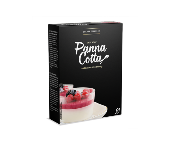 Mix voor Panna Cotta Bosvruchten zwart 100gr