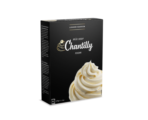 Mix voor Chantilly Room zwart 120gr