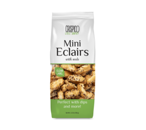 Mini Eclairs with seeds wit/groen100gr