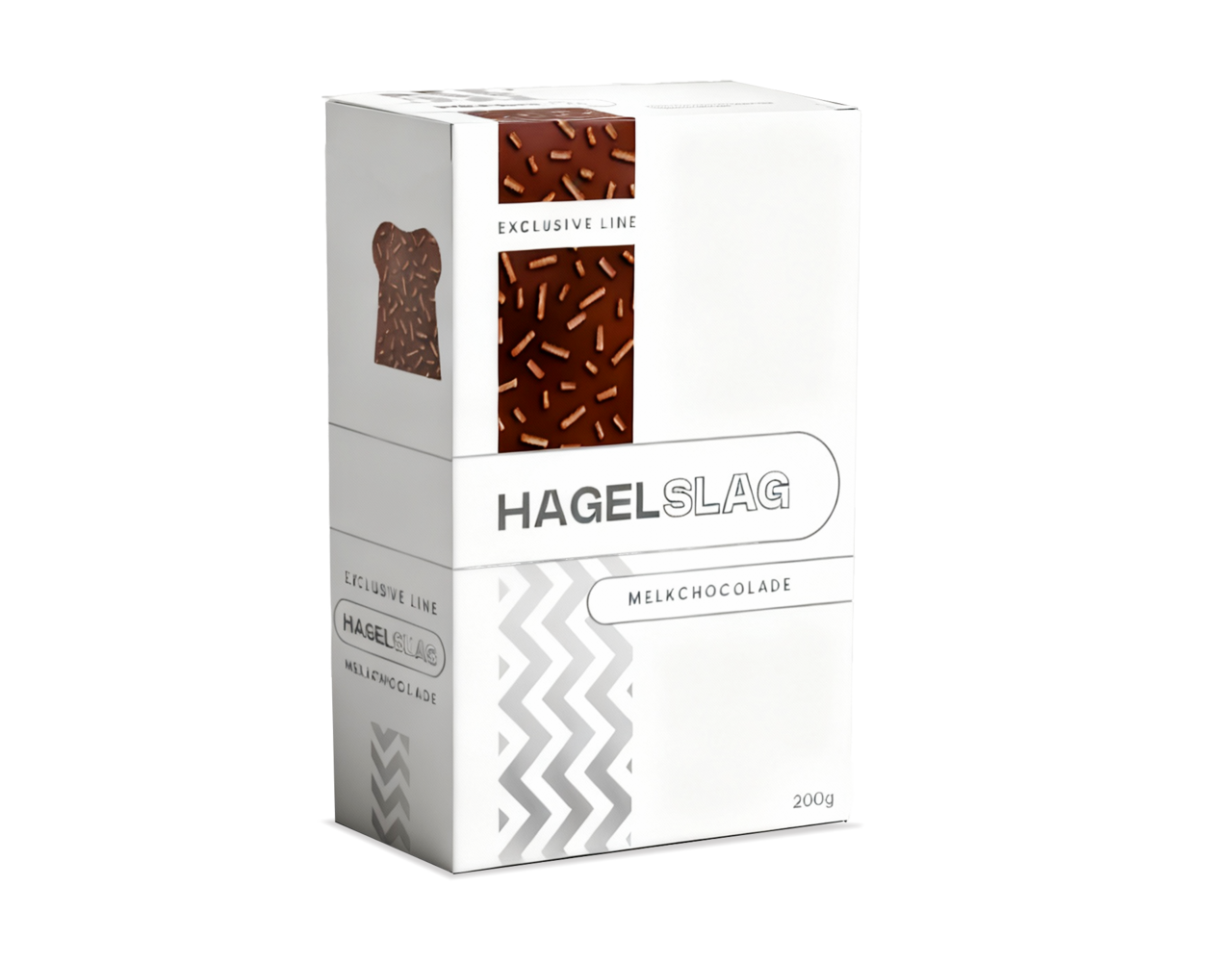 Hagelslag melk wit 200gr