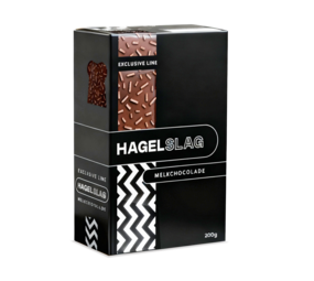 Hagelslag melk zwart 200gr