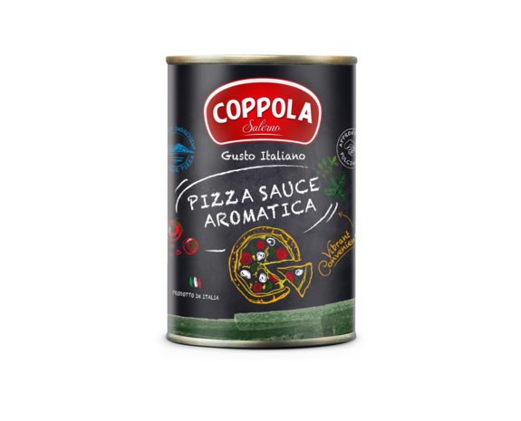 Pizza Sauce Aromatica zwart 400g