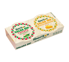 Salsa dip Tomate and Cheese duo-pack wit 2x46gr