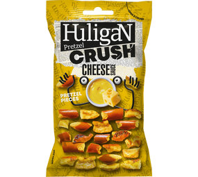 Pretzels crush cheese sauce geel 65gr