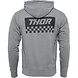 Thor Checkers Fleece Jacke grau Thor Checkers Fleece Jacke grau