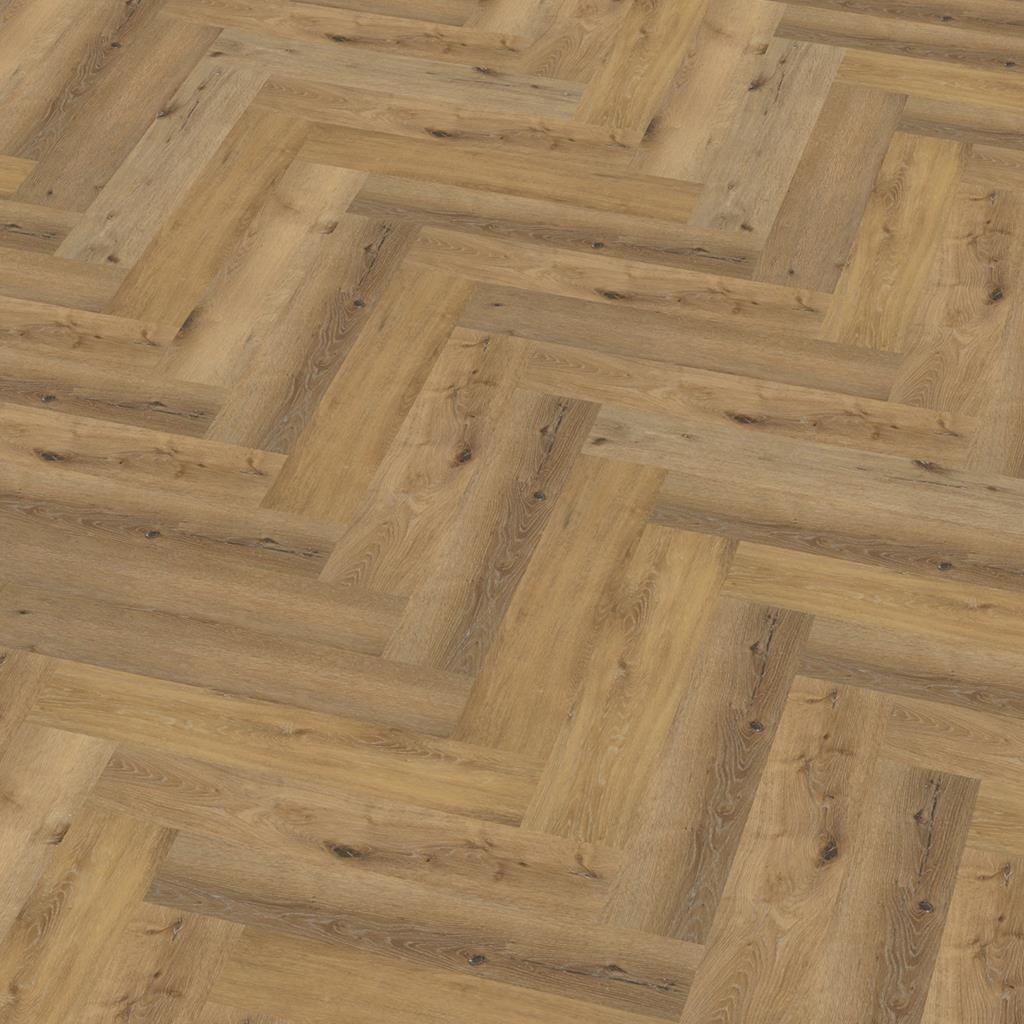 Yup Visgraat Dark Oak Klik PVC