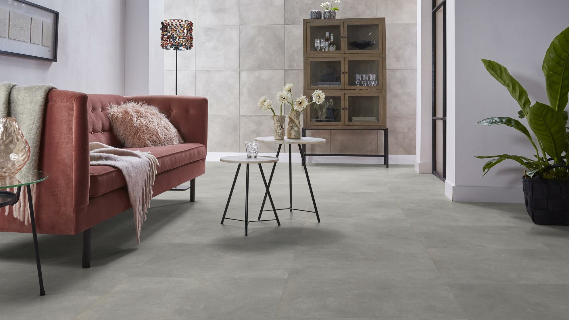 Victoria Light Grey Plak PVC
