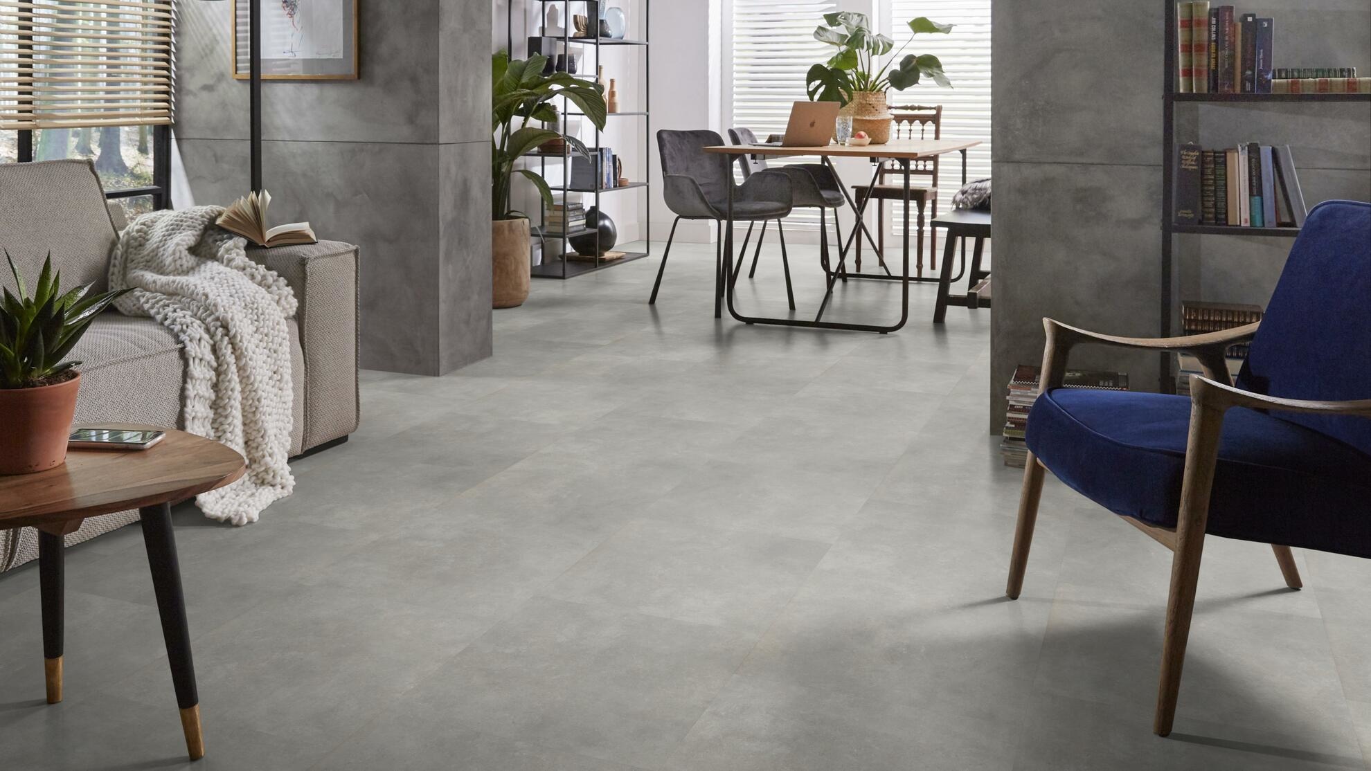 Victoria Light Grey Plak PVC