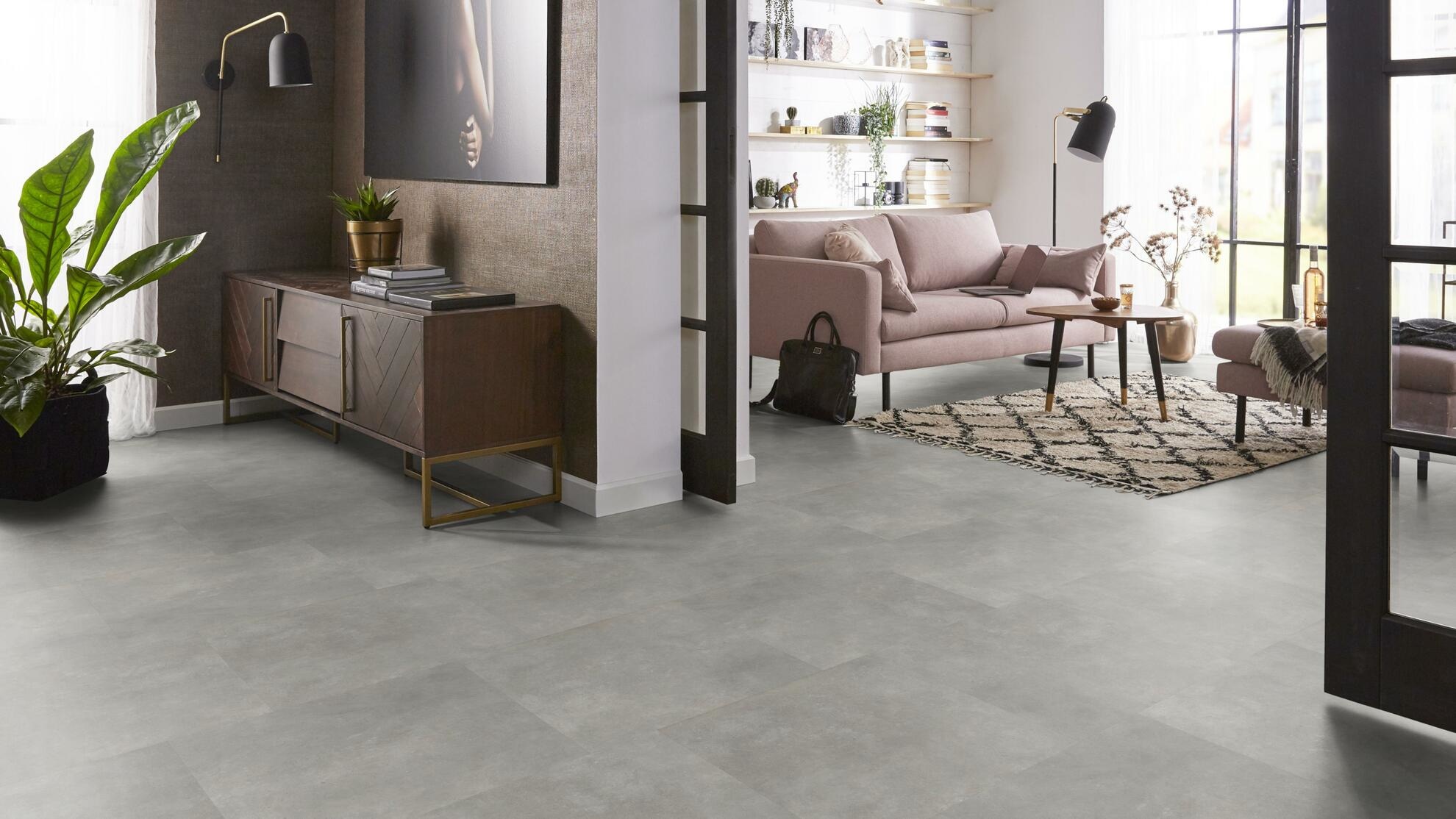 Victoria Light Grey Plak PVC