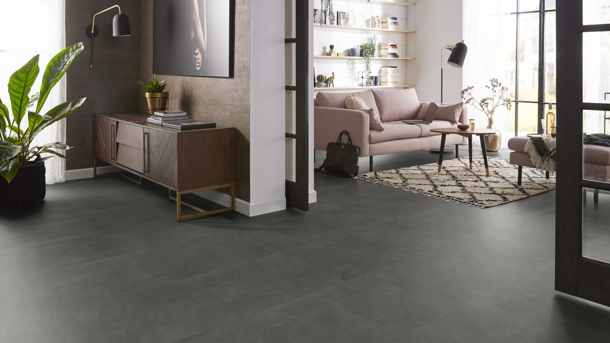 Victoria Antracite Plak PVC