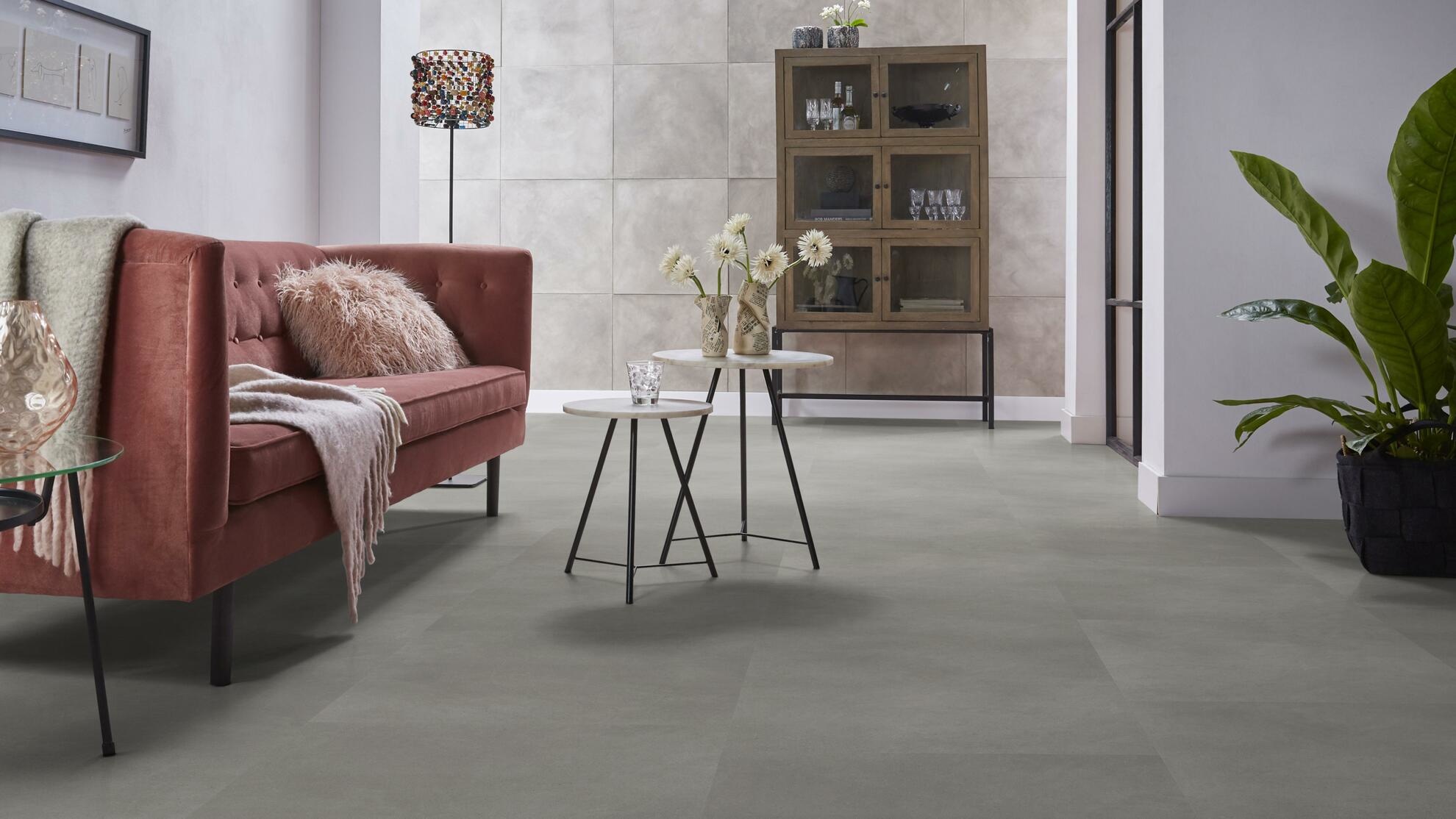 Peckham Light Grey Klik PVC